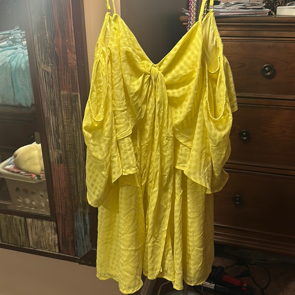 Yellow romper